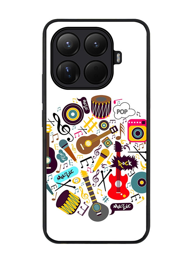 Stylizedd For Xiaomi 15T Pro Case,Slim fit Camera Protection, Shockproof Thin Phone cover  - Muscial Instruments - Image 1